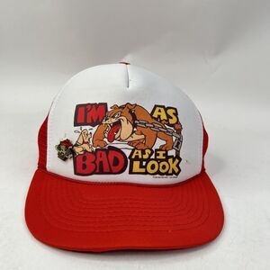Vintage 80’s “I’m As Bad As I Look” Men’s Trucker Hat 2024